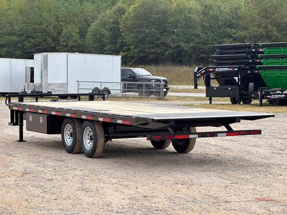 22' Bumper Pull Tilt Deckover Trailer - 7k Axles - Tilt Trailers - TrailerSwap