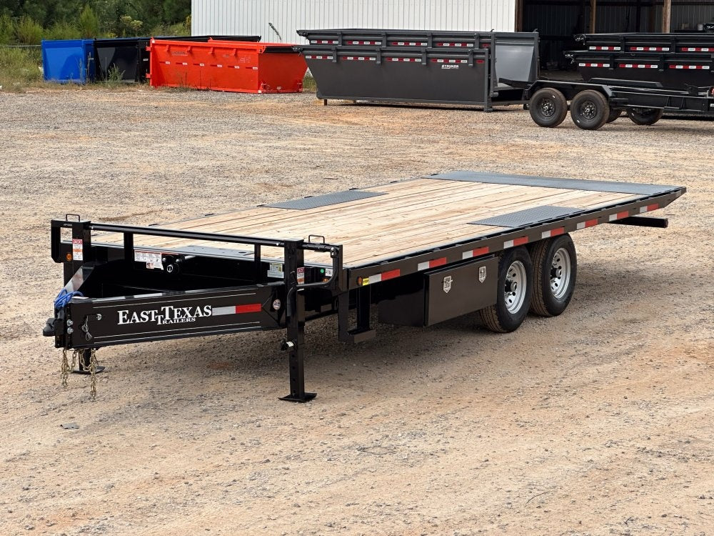 22' Bumper Pull Tilt Deckover Trailer - 7k Axles - Tilt Trailers - TrailerSwap