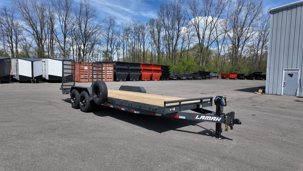 22' H6 Bumper Pull 8K Axles 2' Dovetail - Equipment Trailers - TrailerSwap