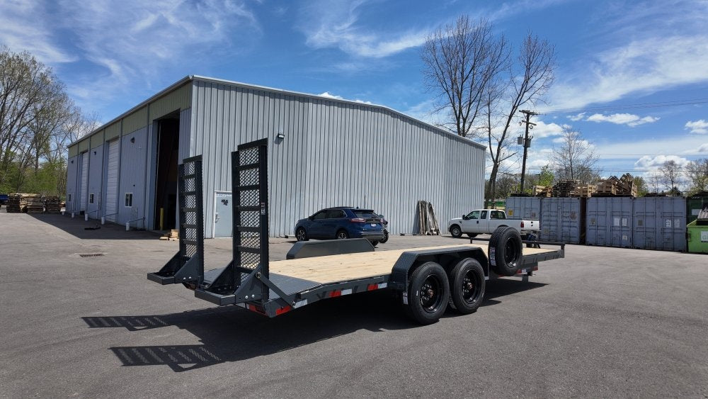 22' H6 Bumper Pull 8K Axles 2' Dovetail - Equipment Trailers - TrailerSwap