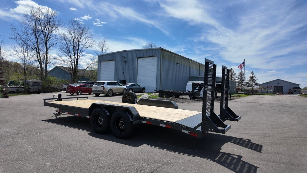 22' H6 Bumper Pull 8K Axles 2' Dovetail - Equipment Trailers - TrailerSwap