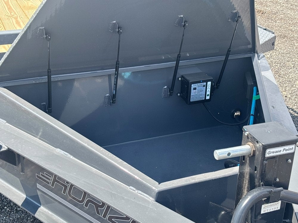 22' HEH Equipment Trailer (2) 10K Axles, Drive Over Fenders, 3' Dove W/Stand Up Ramps - Equipment Trailers - TrailerSwap