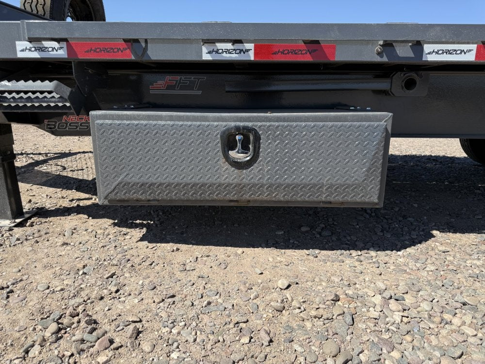 22' Horizon FFT Bumper Pull Full Deckover TIlt Trailer - (2) 8K Axles - Deckover Tilt - TrailerSwap