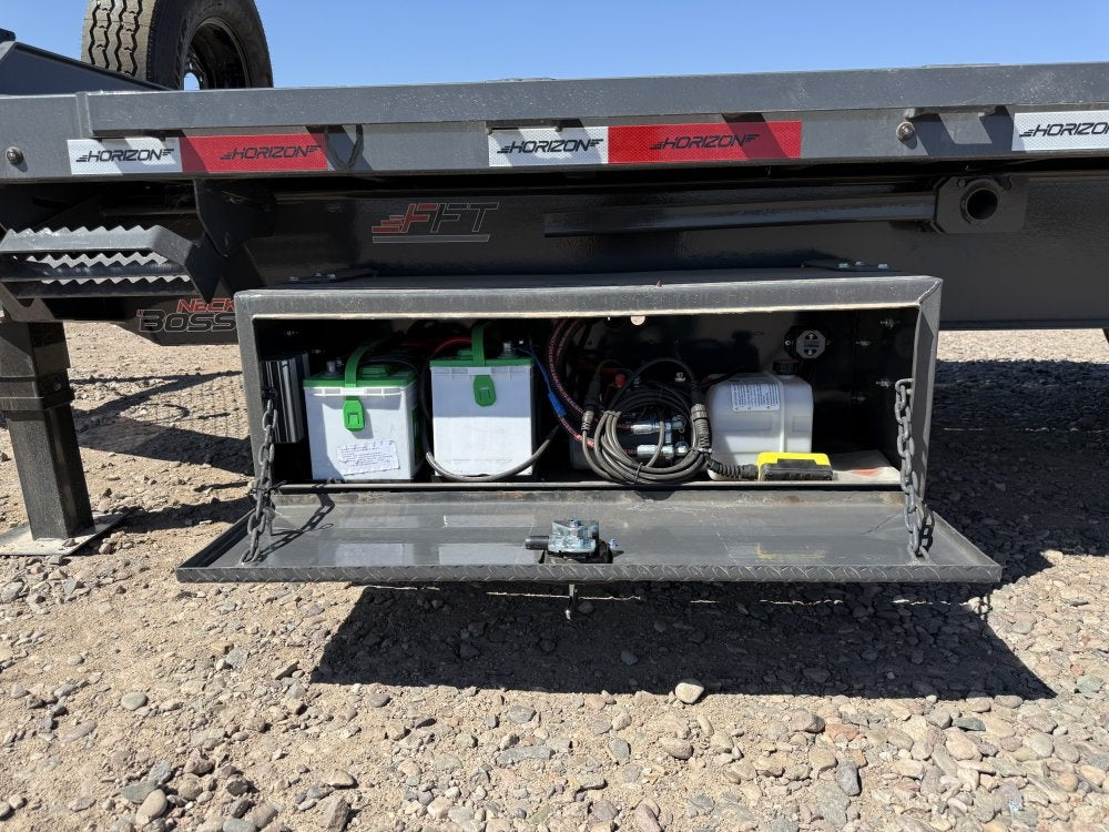 22' Horizon FFT Bumper Pull Full Deckover TIlt Trailer - (2) 8K Axles - Deckover Tilt - TrailerSwap