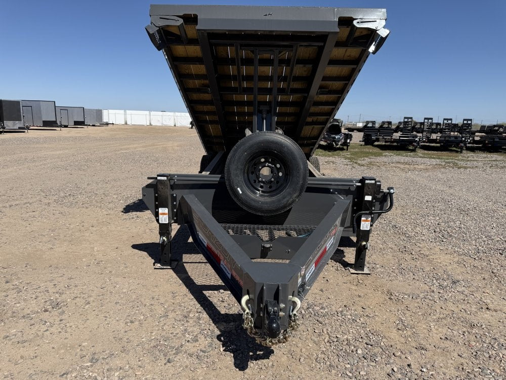 22' Horizon FFT Bumper Pull Full Deckover TIlt Trailer - (2) 8K Axles - Deckover Tilt - TrailerSwap