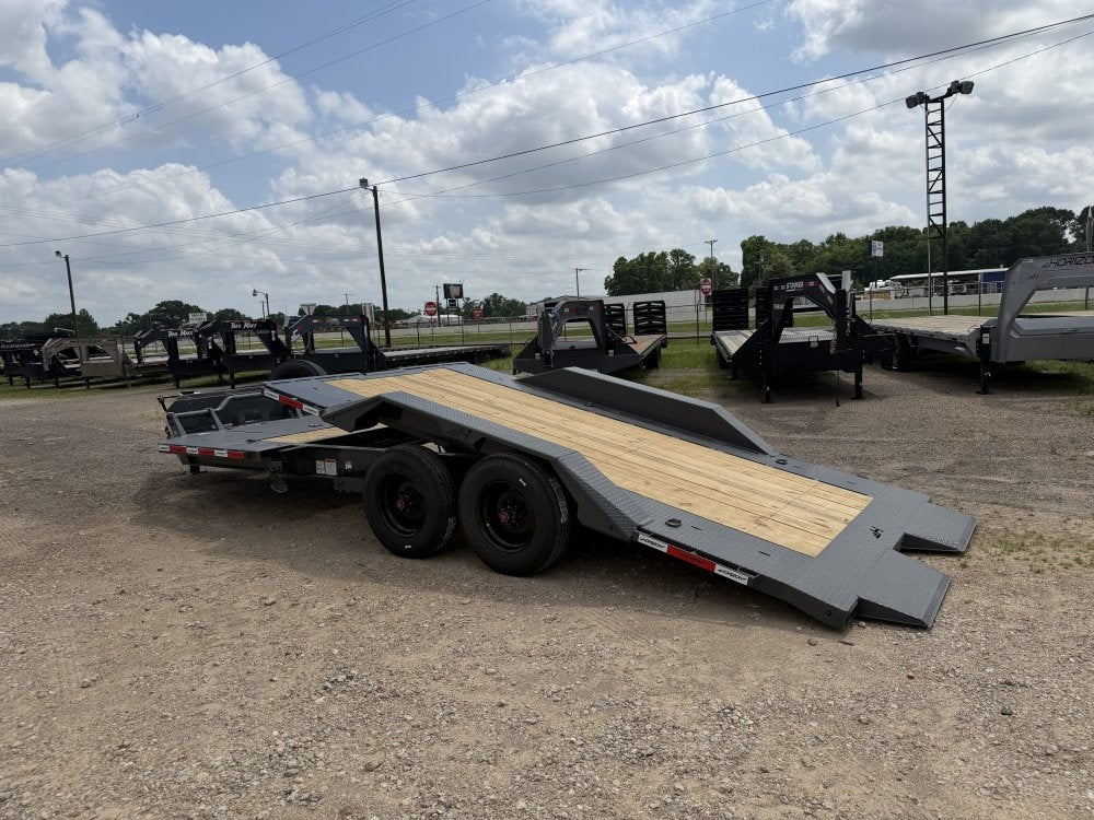 22' Horizon HET Bumper Pull Equipment Tilt Trailer Drive Over Fenders - (2) 10K Axles - Equipment Tilt - Equipment Tilt - TrailerSwap