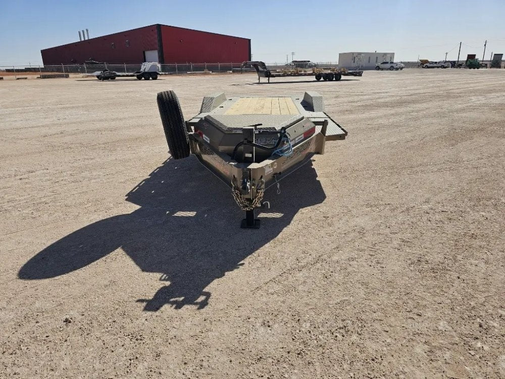22' Horizon HET Bumper Pull Equipment Tilt Trailer Drive Over Fenders - (2) 10K Axles - Equipment Tilt - TrailerSwap