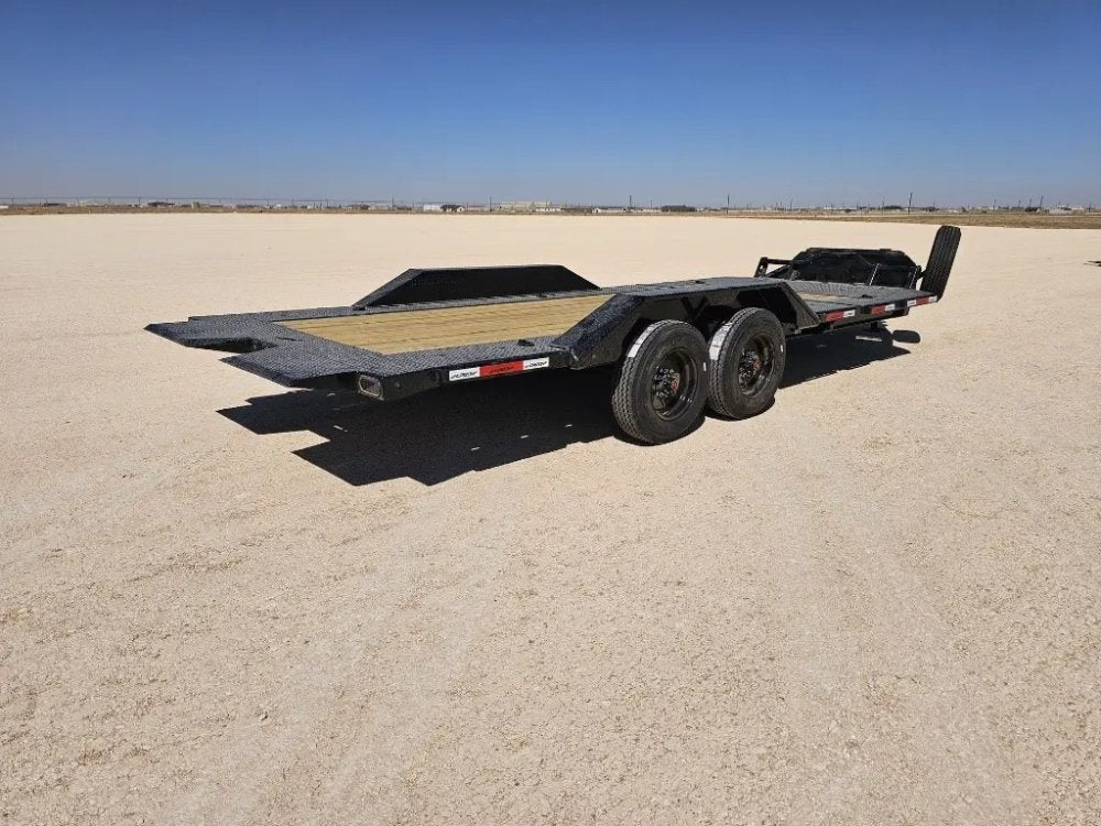 22' Horizon HET Bumper Pull Equipment Tilt Trailer Drive Over Fenders - (2) 10K Axles - Equipment Tilt - TrailerSwap