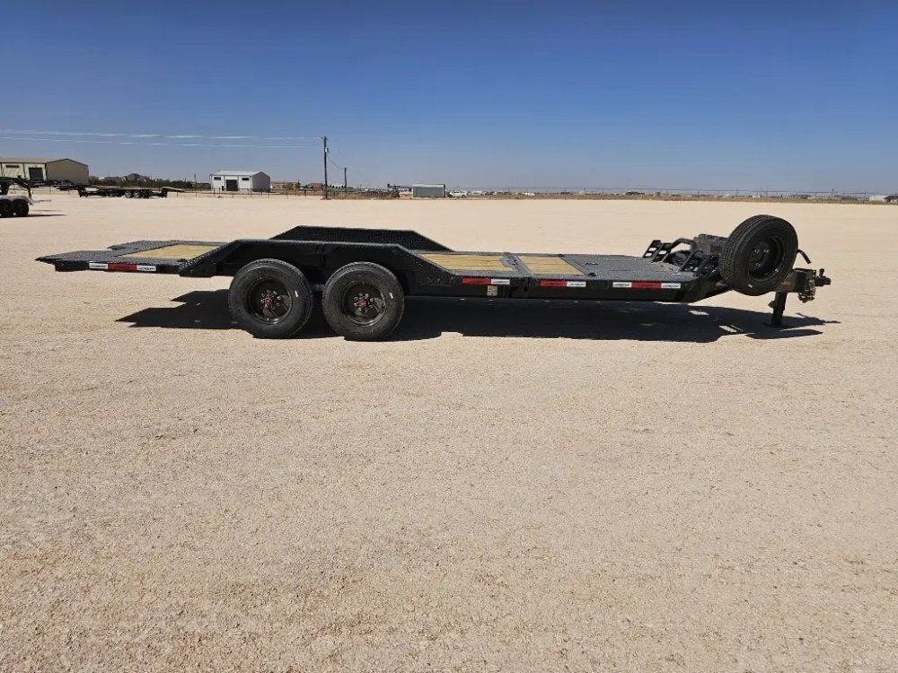 22' Horizon HET Bumper Pull Equipment Tilt Trailer Drive Over Fenders - (2) 10K Axles - Equipment Tilt - TrailerSwap