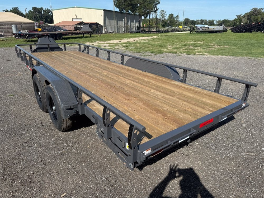 22' Horizon UTZ Bumper Pull Utility Trailer - (2) 7K Axles - Utility & SXS - TrailerSwap