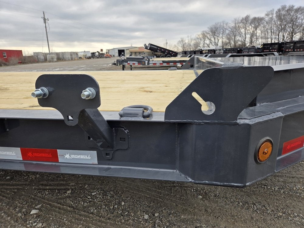 22' Iron Bull EWB Bumper Pull Equipment Trailer Mega Ramps - (2) 7,000 lb Axles - Equipment Trailers - TrailerSwap