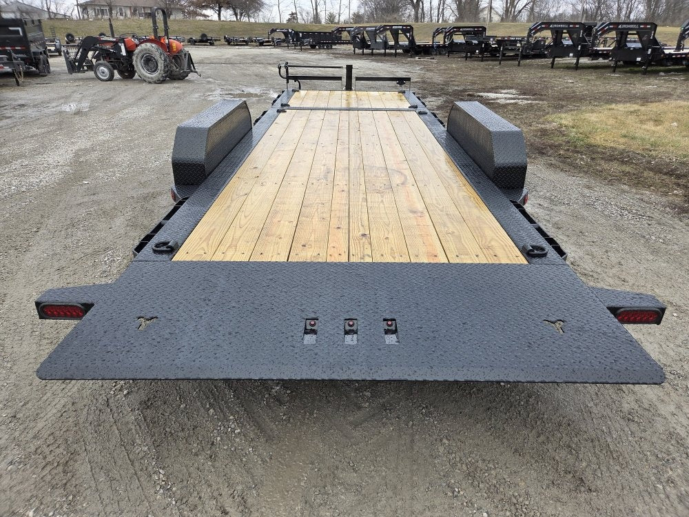 22' Iron Bull TLB Bumper Pull Equipment Tilt Trailer - (2) 7,000 lb Axles - Equipment Tilt - TrailerSwap