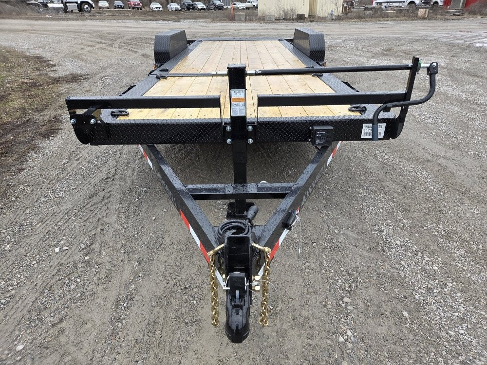 22' Iron Bull TLB Bumper Pull Equipment Tilt Trailer - (2) 7,000 lb Axles - Equipment Tilt - TrailerSwap