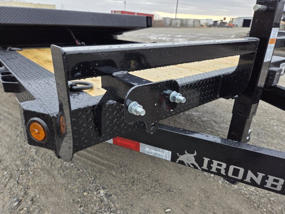 22' Iron Bull TLB Bumper Pull Equipment Tilt Trailer - (2) 7,000 lb Axles - Equipment Tilt - TrailerSwap