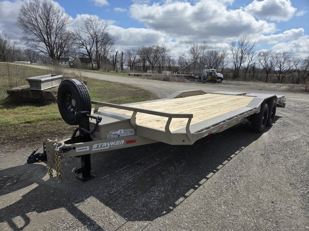 22' Stryker SET Bumper Pull Equipment Trailer DOF - (2) 7K Axles - Low Profile Equipment Trailers - TrailerSwap
