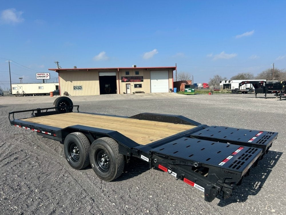 22' Stryker SET Bumper Pull Equipment Trailer DOF - (2) 7K Axles - Low Profile Equipment Trailers - TrailerSwap