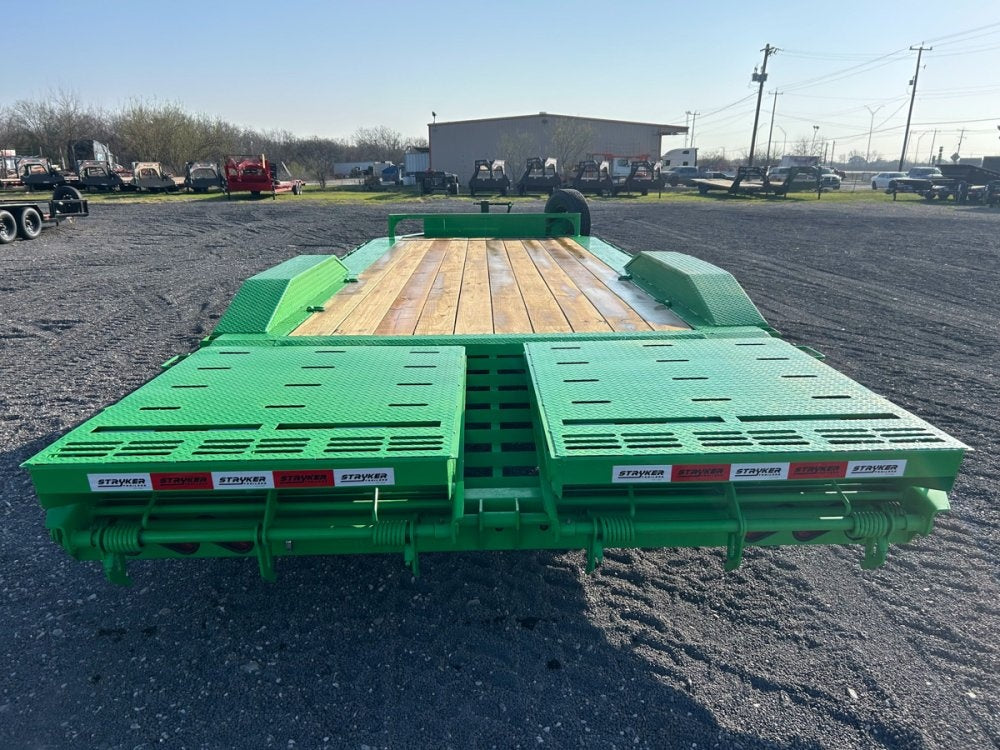 22' Stryker SET Bumper Pull Equipment Trailer DOF - (2) 8K Axles - Low Profile Equipment Trailers - TrailerSwap