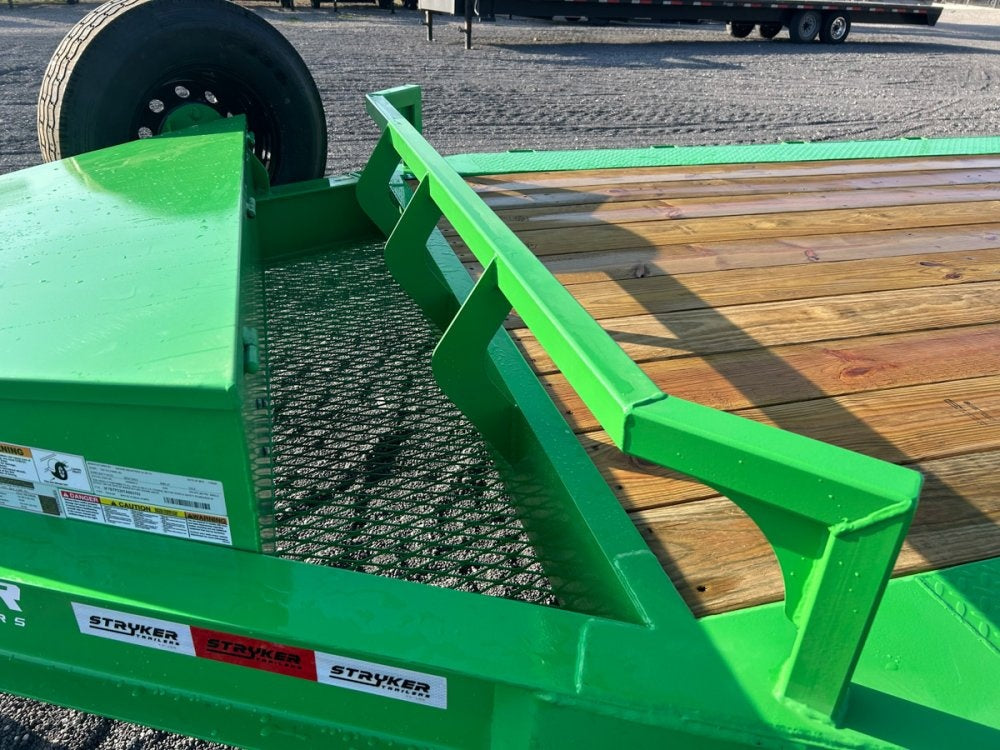 22' Stryker SET Bumper Pull Equipment Trailer DOF - (2) 8K Axles - Low Profile Equipment Trailers - TrailerSwap