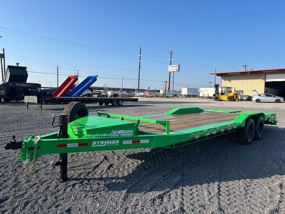 22' Stryker SET Bumper Pull Equipment Trailer DOF - (2) 8K Axles - Low Profile Equipment Trailers - TrailerSwap