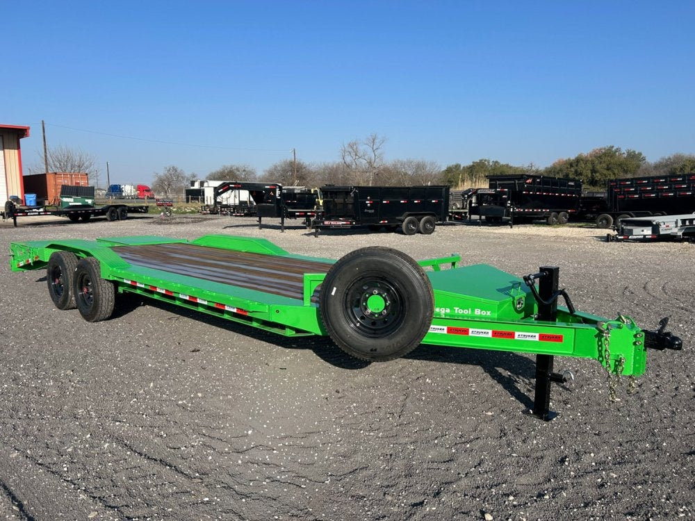 22' Stryker SET Bumper Pull Equipment Trailer DOF - (2) 8K Axles - Low Profile Equipment Trailers - TrailerSwap