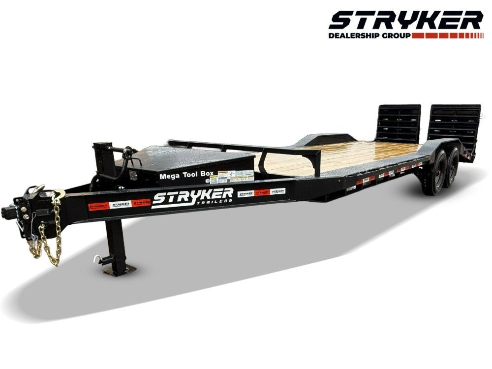 22' Stryker SET Bumper Pull Equipment Trailer DOF - (2) 8K Axles - Low Profile Equipment Trailers - TrailerSwap