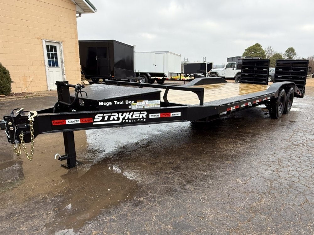 22' Stryker SET Bumper Pull Equipment Trailer DOF - (2) 8K Axles - Low Profile Equipment Trailers - TrailerSwap