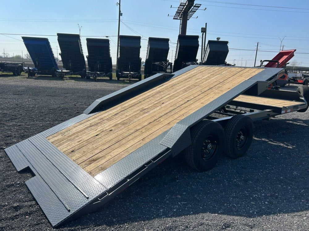22' Tilt Trailer Drive Over Fenders, 7K Axles - Equipment Tilt - TrailerSwap