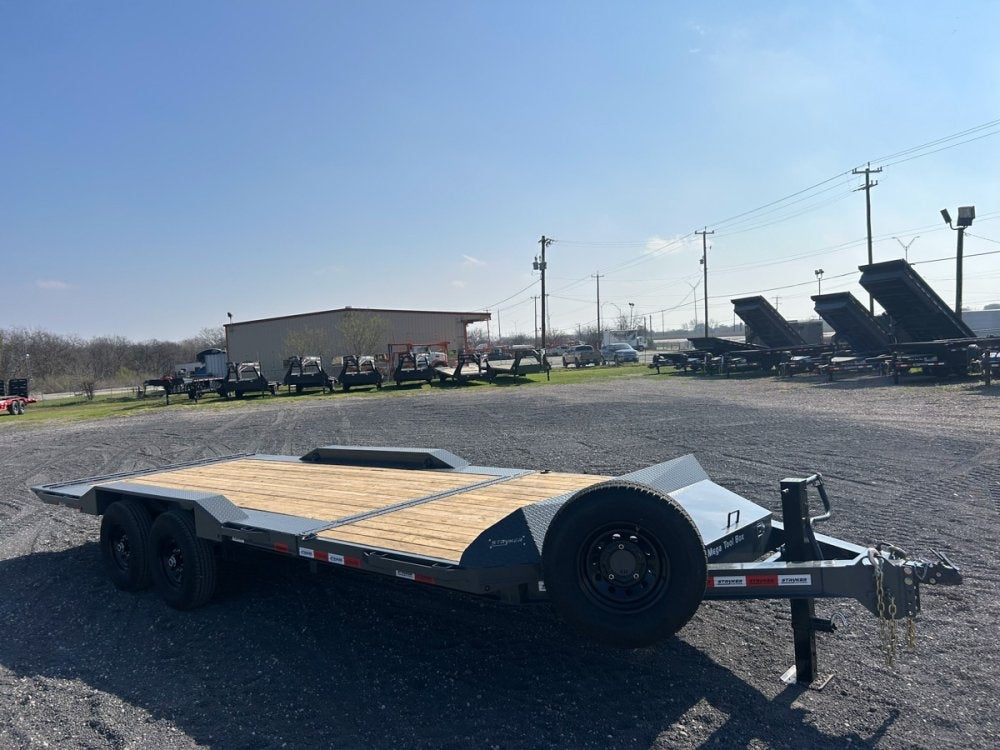 22' Tilt Trailer Drive Over Fenders, 7K Axles - Equipment Tilt - TrailerSwap