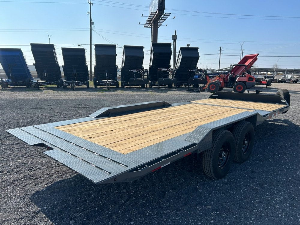 22' Tilt Trailer Drive Over Fenders, 7K Axles - Equipment Tilt - TrailerSwap