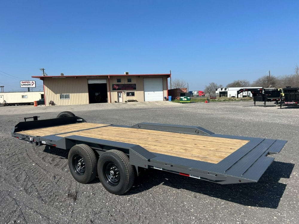 22' Tilt Trailer Drive Over Fenders, 7K Axles - Equipment Tilt - TrailerSwap