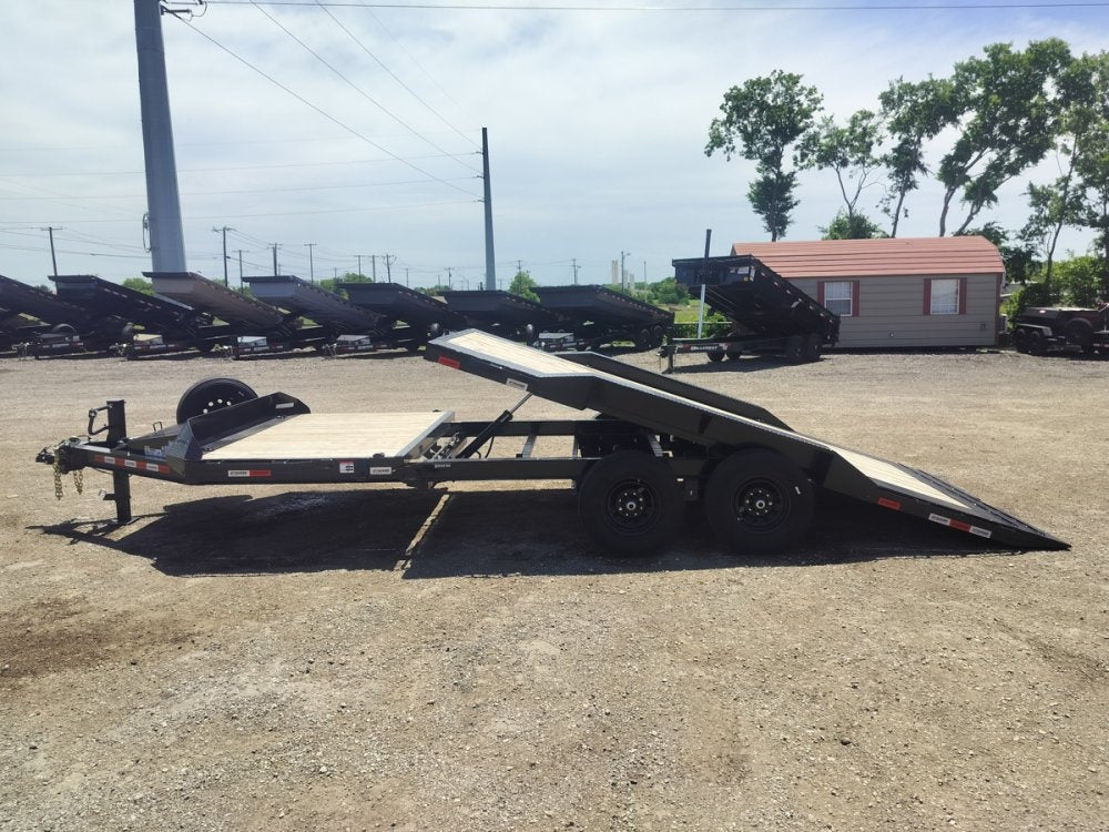 22' Tilt Trailer Drive Over Fenders, 7K Axles - Equipment Tilt - TrailerSwap