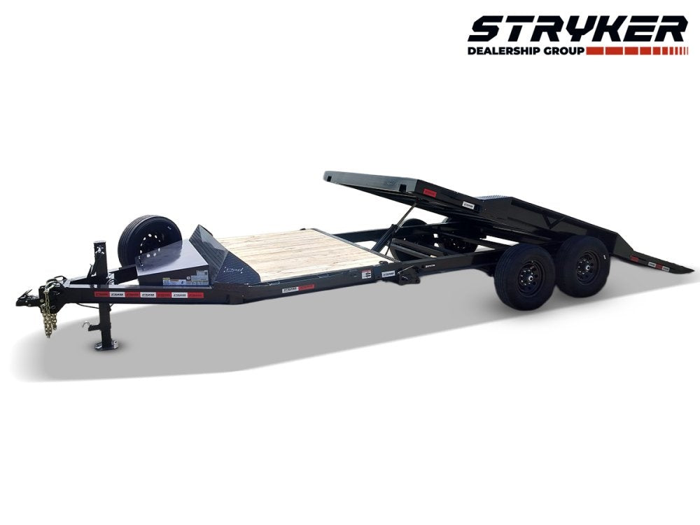 22' Tilt Trailer Drive Over Fenders, 7K Axles - Equipment Tilt - TrailerSwap