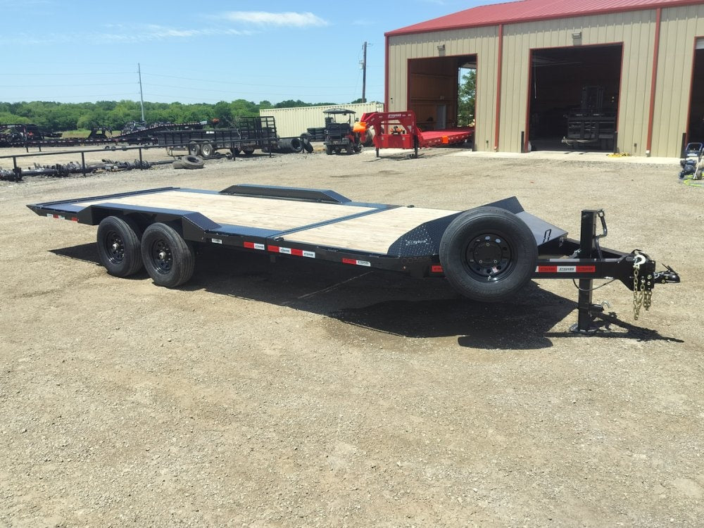 22' Tilt Trailer Drive Over Fenders, 7K Axles - Equipment Tilt - TrailerSwap
