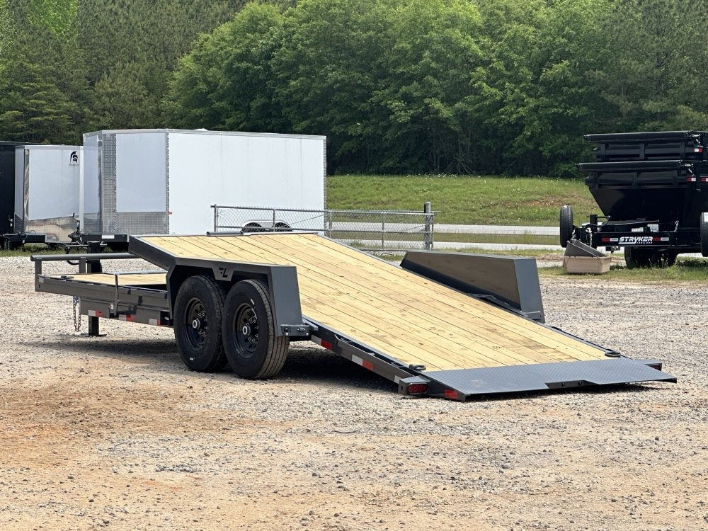 22' Tilt Trailer Lamar (2) 7K Axles 14K GVWR 10K Payload - Equipment Tilt - TrailerSwap