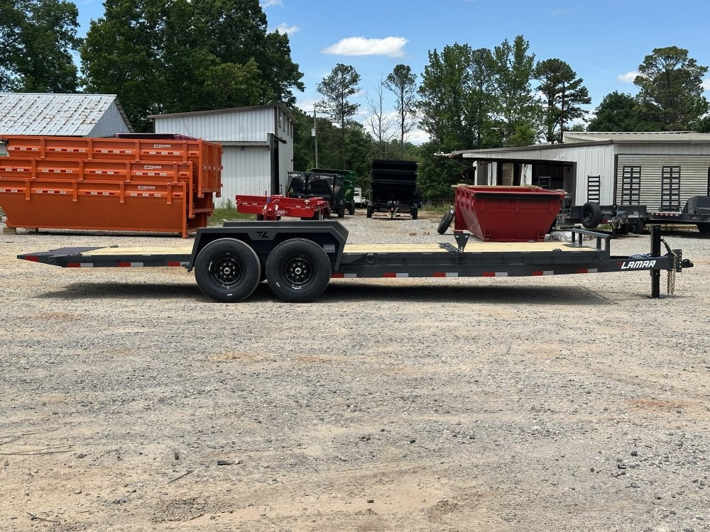 22' Tilt Trailer Lamar (2) 7K Axles 14K GVWR 10K Payload - Equipment Tilt - TrailerSwap