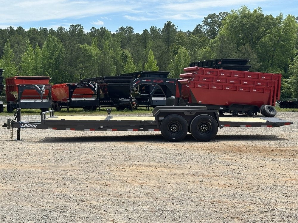 22' Tilt Trailer Lamar (2) 7K Axles 14K GVWR 10K Payload - Equipment Tilt - TrailerSwap