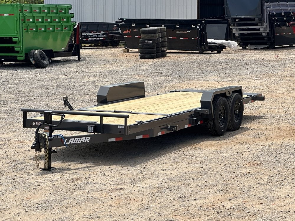 22' Tilt Trailer Lamar (2) 7K Axles 14K GVWR 10K Payload - Equipment Tilt - TrailerSwap