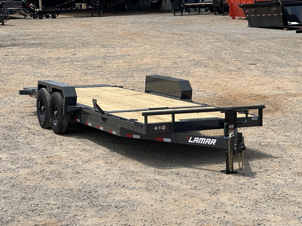22' Tilt Trailer Lamar (2) 7K Axles 14K GVWR 10K Payload - Equipment Tilt - TrailerSwap