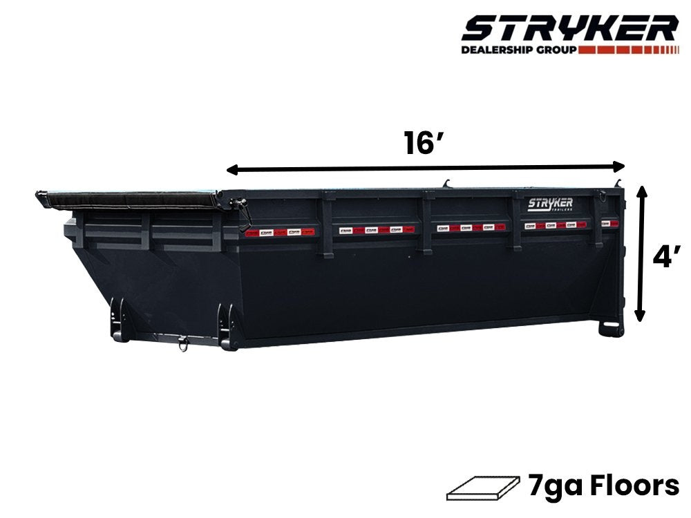 16' Stryker Roll Off Bin - 4' Side Walls 1541