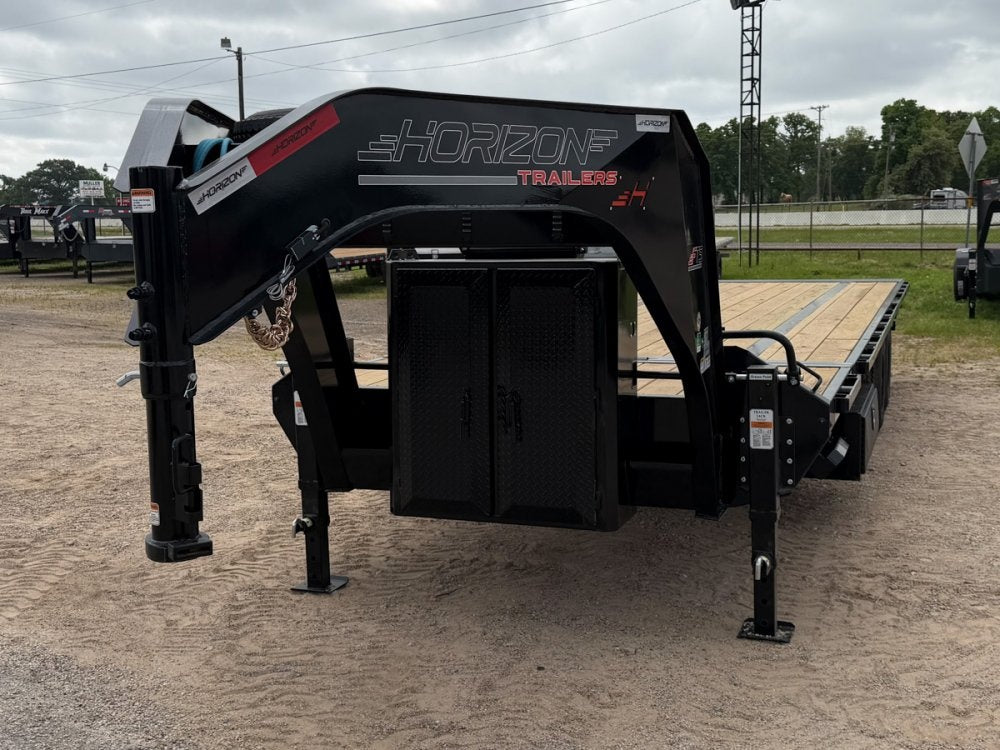 28' Horizon FTS Gooseneck Hydraulic Deckover Tilt Trailer - 10K Axles 16529