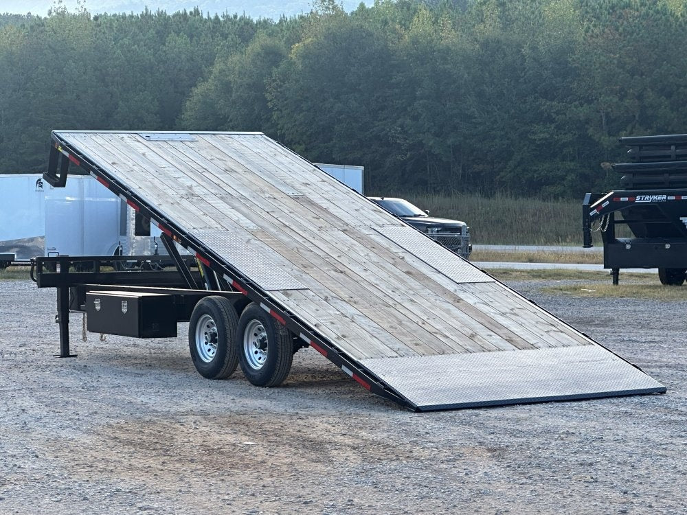 24' Bumper Pull Tilt Deckover Trailer - 7k Axles - Tilt Trailers - TrailerSwap