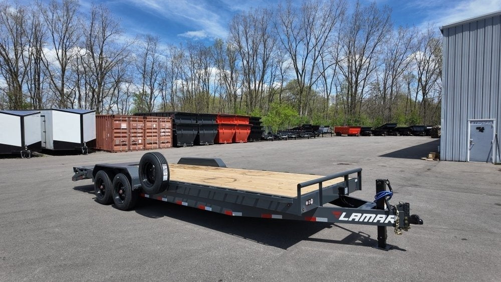 24' H8 Bumper Pull Mega Ramps 8K Axles - Equipment Trailers - TrailerSwap