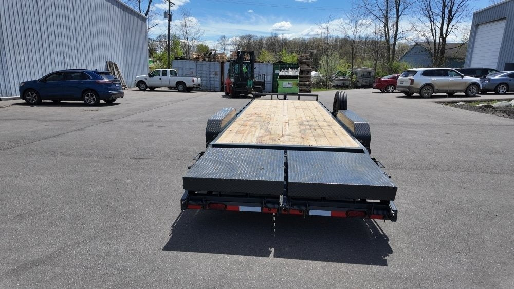 24' H8 Bumper Pull Mega Ramps 8K Axles - Equipment Trailers - TrailerSwap