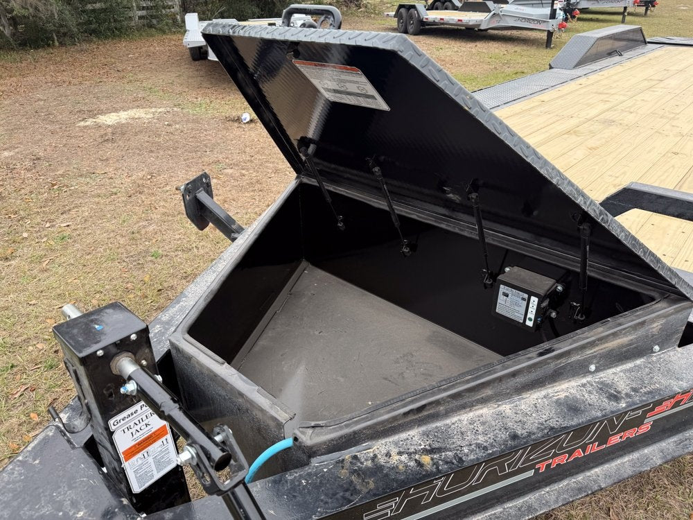 24' HEH Bumper Pull Equipment Trailer (2) 10K Axles, Drive Over Fenders, 3' Dove W/ Mountain Ramps - Equipment Trailers - TrailerSwap