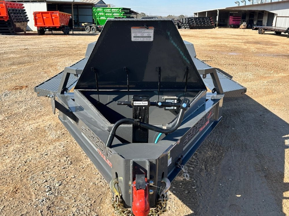 24' HEH Equipment Trailer (2) 10K Axles, Drive Over Fenders, 3' Dove W/ Mountain Ramps - Equipment Trailers - TrailerSwap