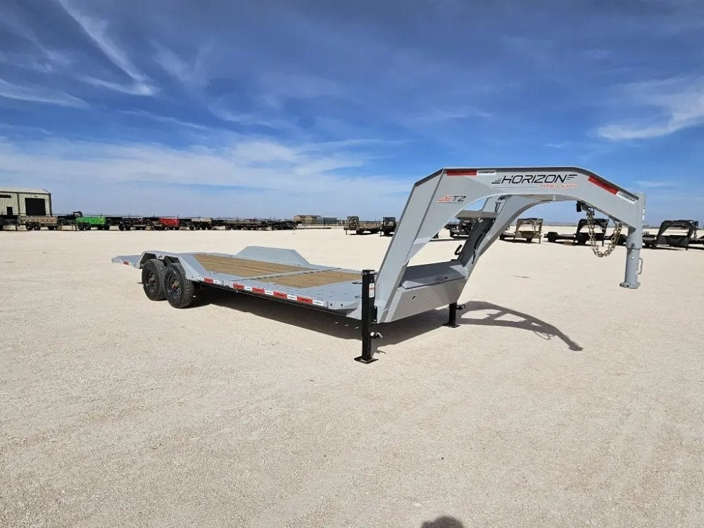 24' Horizon ETZ Gooseneck Equipment Tilt Trailer - (2) 8K Axles - Equipment Tilt - TrailerSwap