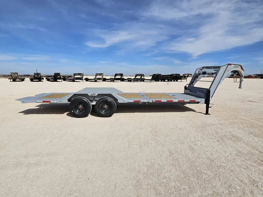 24' Horizon ETZ Gooseneck Equipment Tilt Trailer - (2) 8K Axles - Equipment Tilt - TrailerSwap