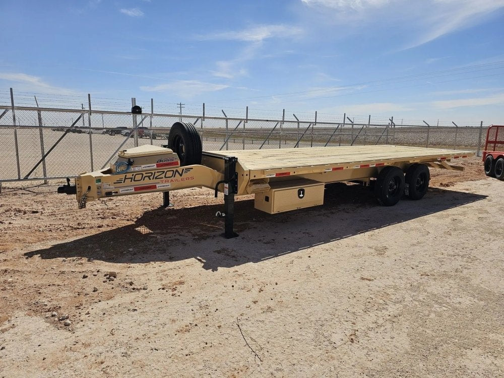 24' Horizon FFT Bumper Pull Full Deckover Tilt Trailer - (2) 10K Axles - Deckover Tilt - TrailerSwap