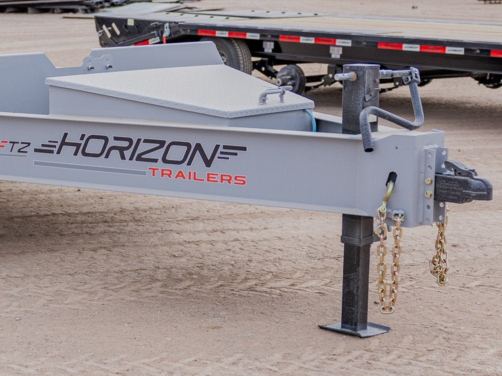 24' Horizon FTZ Bumper Pull Deckover Trailer Mega Ramps - (2) 7K Axles - Bumper Pull Deckover - DO 7K MR - TrailerSwap