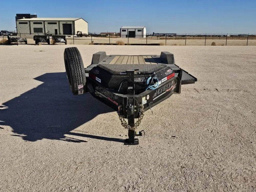 24' Horizon HET Bumper Pull Equipment Tilt Trailer Drive Over Fenders - (2) 10K Axles - Equipment Tilt - TrailerSwap